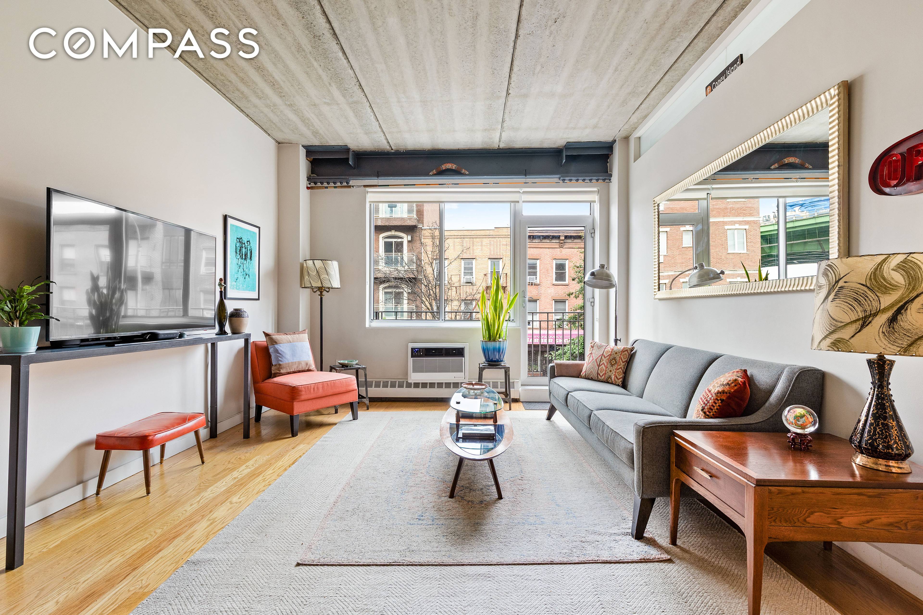 Welcome to an elegant two bedroom, two bathroom home at 529 Court Street, Unit 202, which features an open concept living area with 9.