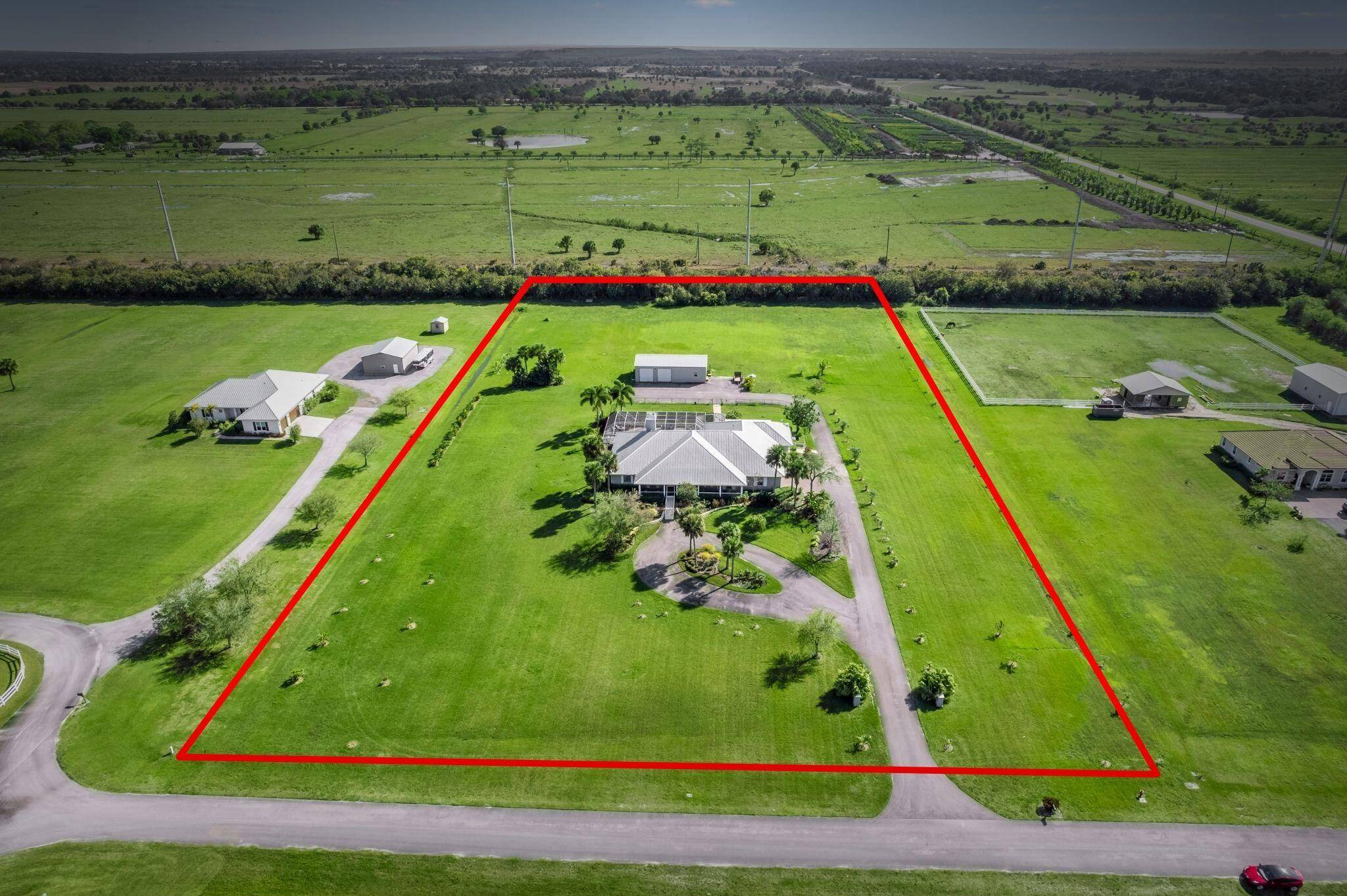 Peace and enjoyment are sure to follow those that enter this almost 5 acre equestrian estate.