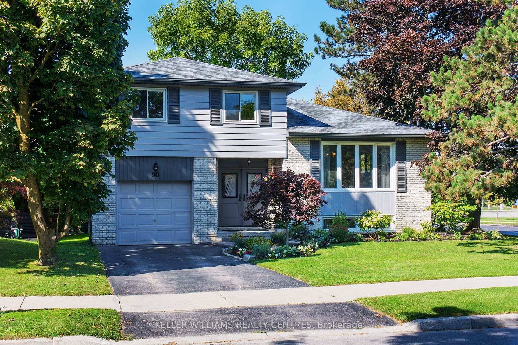 Welcome to this impeccably maintained 4 level sidesplit is nestled on a mature, tree lined lot backing directly onto Memorial Park, offering a perfect blend of privacy, tranquility, and convenience.