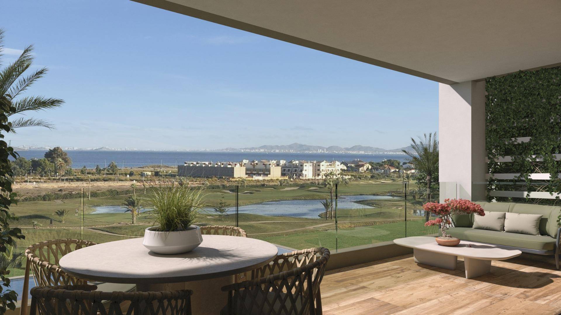 NEW BUILD RESIDENTIAL COMPLEX NEAR LA SERENA GOLF, LOS ALCAZARES This amazing complex will be formed by 244 apartments with 2 and 3 bedrooms, divided 