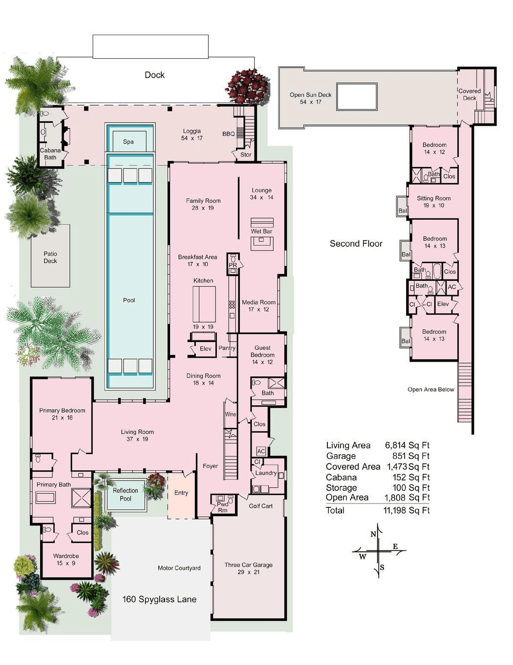 A Masterpiece of Modern Luxury, this residence represents International Style architecture at its finest, defined by clean lines organic materials.