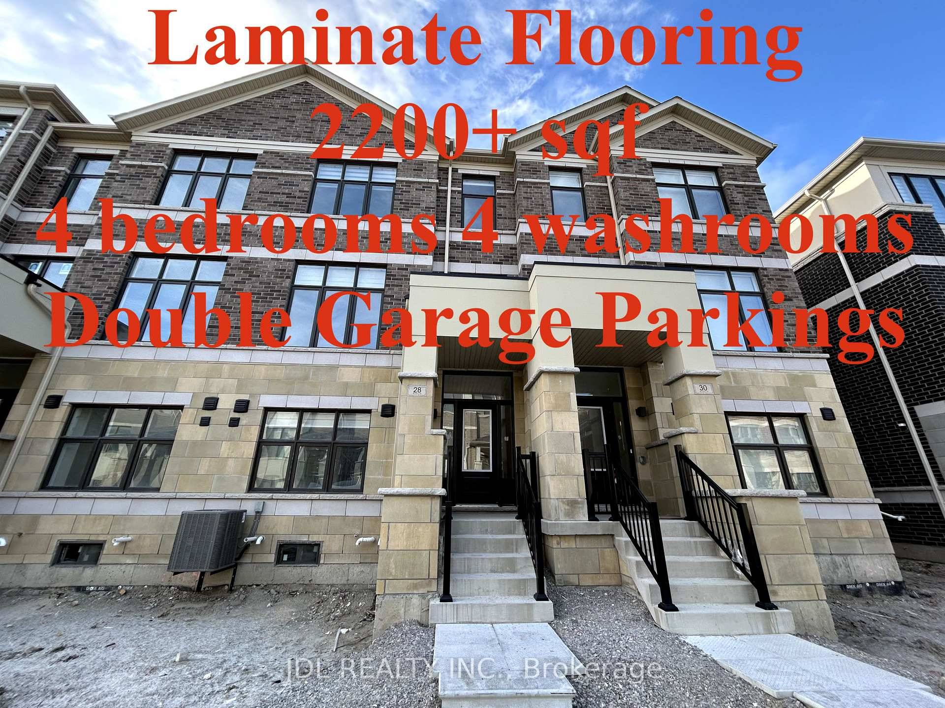 Brand New OVER 2200 sqf Townhouse 4 Bedrooms 4 Washrooms Townhouse locale at the Prime Location in Richmond Hill.