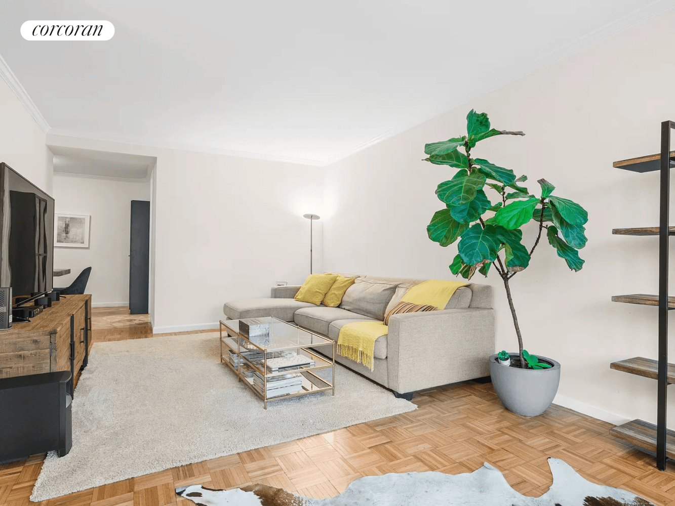Enjoy the spring sunshine from your South facing balcony on this two bedroom, two bathroom apartment.