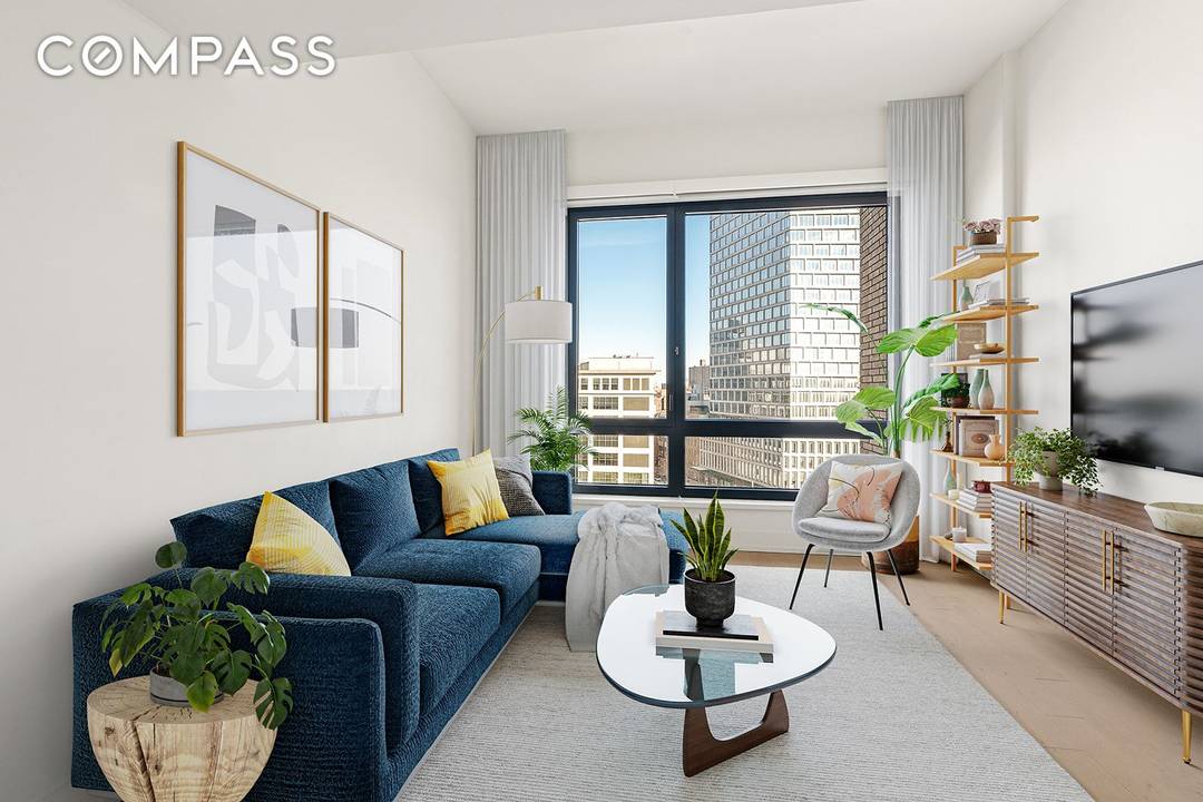 Experience refined living at 550 Vanderbilt, an architectural standout by COOKFOX at the gateway to Pacific Park.