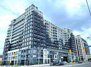 Sleek two bedroom plus den condo, Almost 750 square feet plus 144 sft balcony, in a hot one year old building at Allen and Sheppard.
