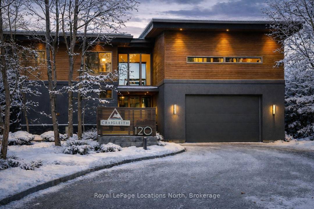 An Architecturally Iconic Luxury Ski Chalet, just steps from Craigleith.
