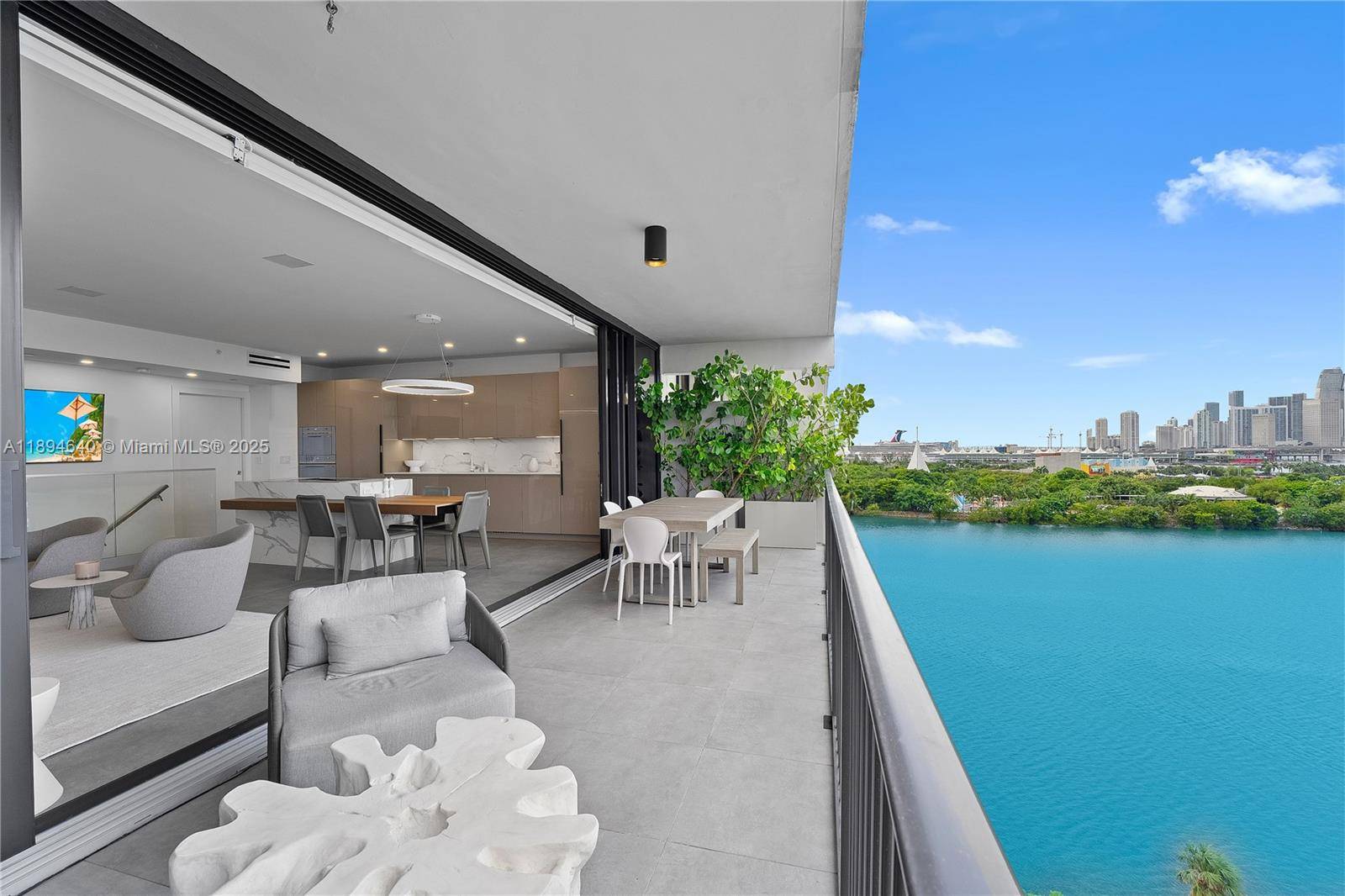 Experience refined island living in this newly renovated and reconfigured two story townhome on the Venetian Islands.