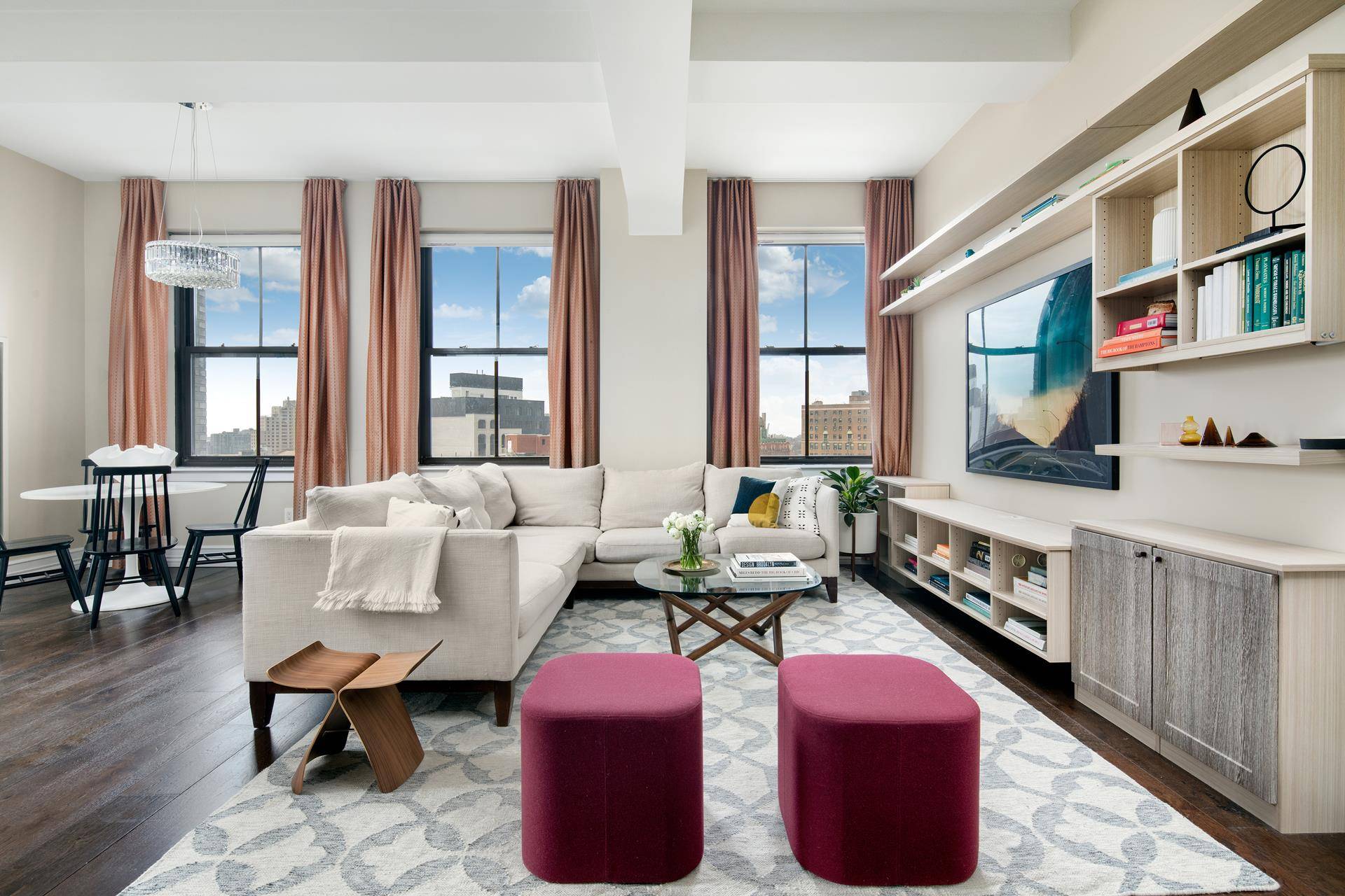 Make the sights of Brooklyn your daily backdrop in this exceptional, sun splashed four bedroom, three and a half bathroom residence featuring wide open views and an outstanding Fort Greene ...