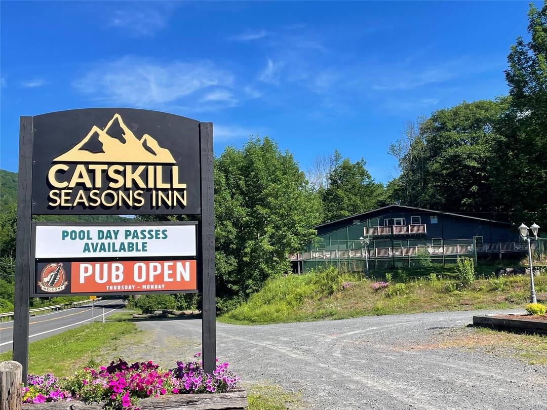 Exceptional investment opportunity in the heart of the Catskills welcome to the Catskill Seasons Inn, a beautifully upgraded 22 room rustic hotel set on 60 scenic acres in Shandaken, just ...