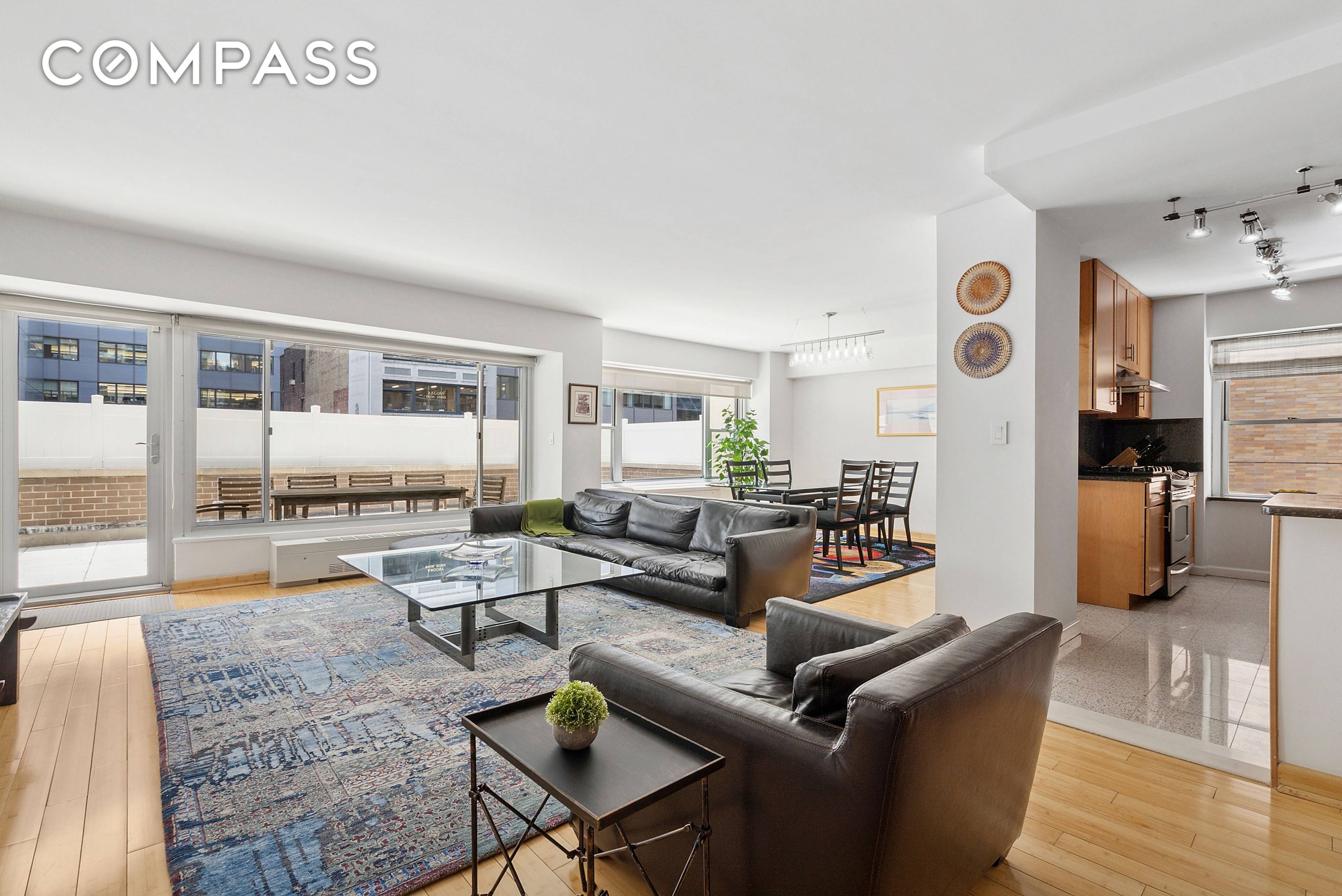 This exceptionally spacious two bedroom, two bathroom residence is located in a premier Lenox Hill cooperative.
