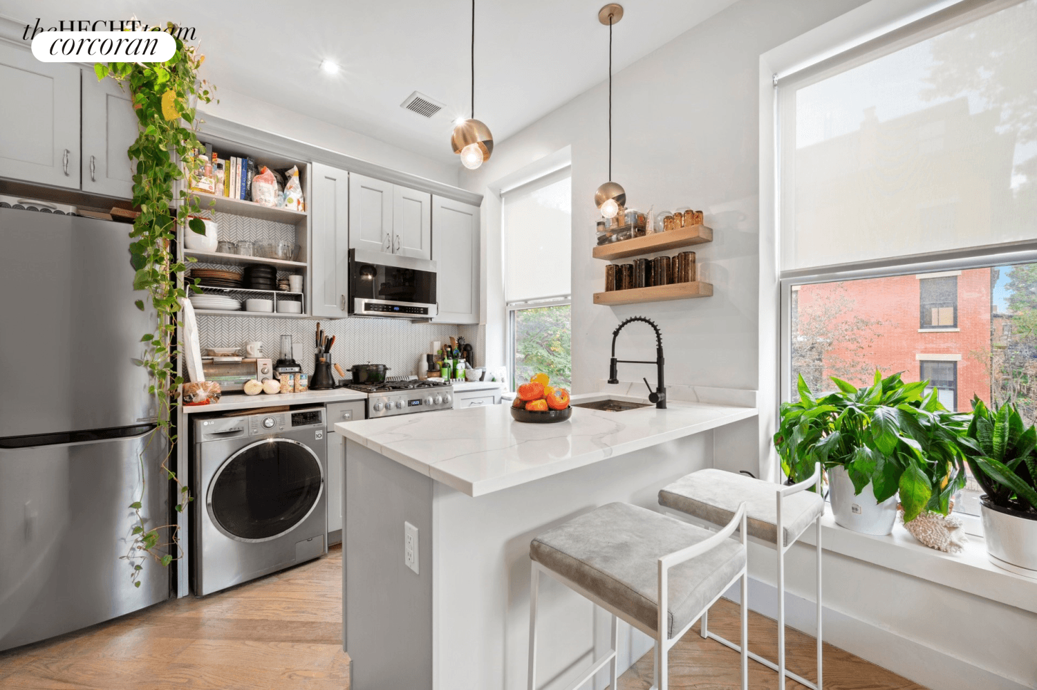 Located on the corner of Lafayette Avenue in the residential heart of Fort Greene Brooklyn.