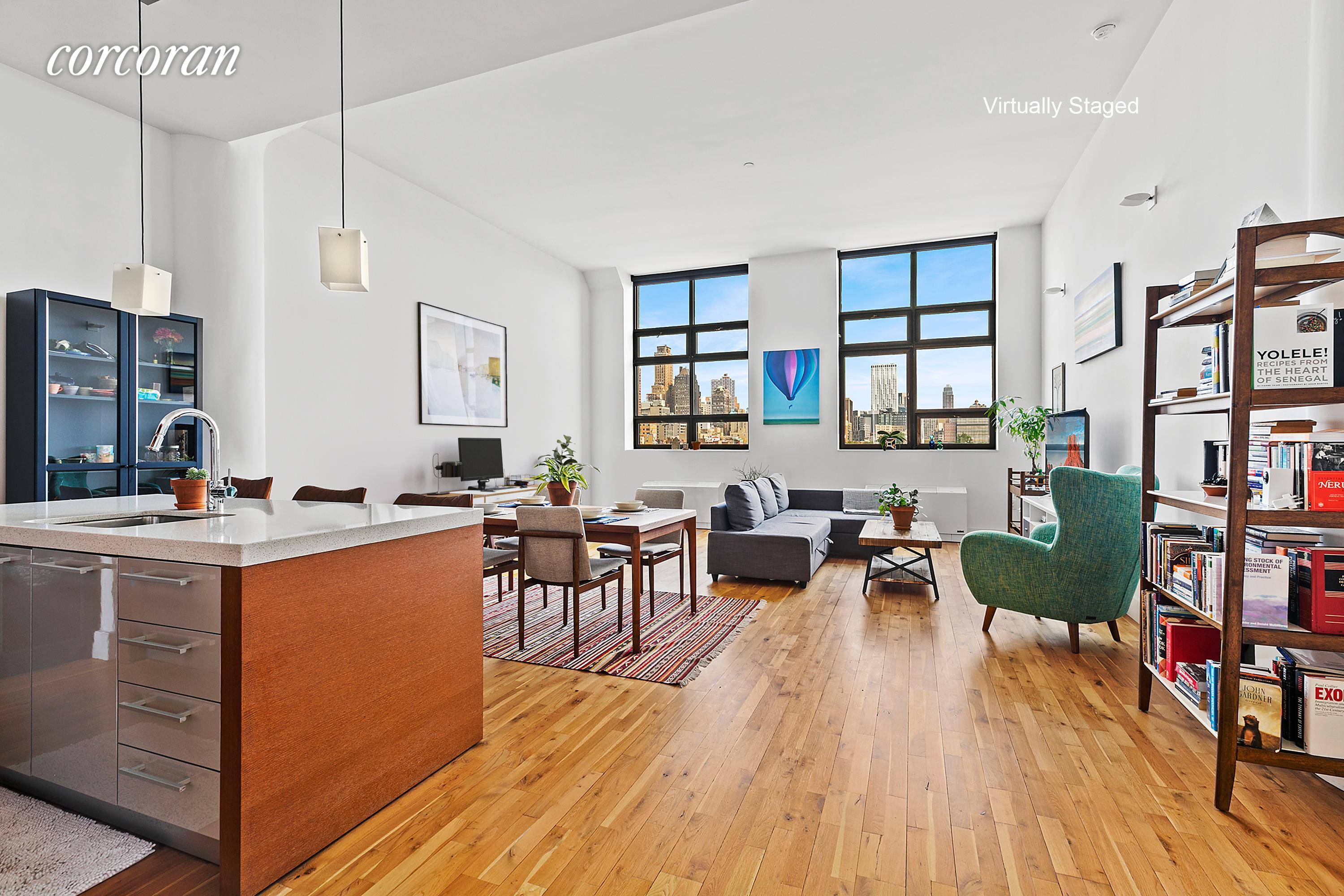 Lofty Living in Brooklyn with Stellar City Views !