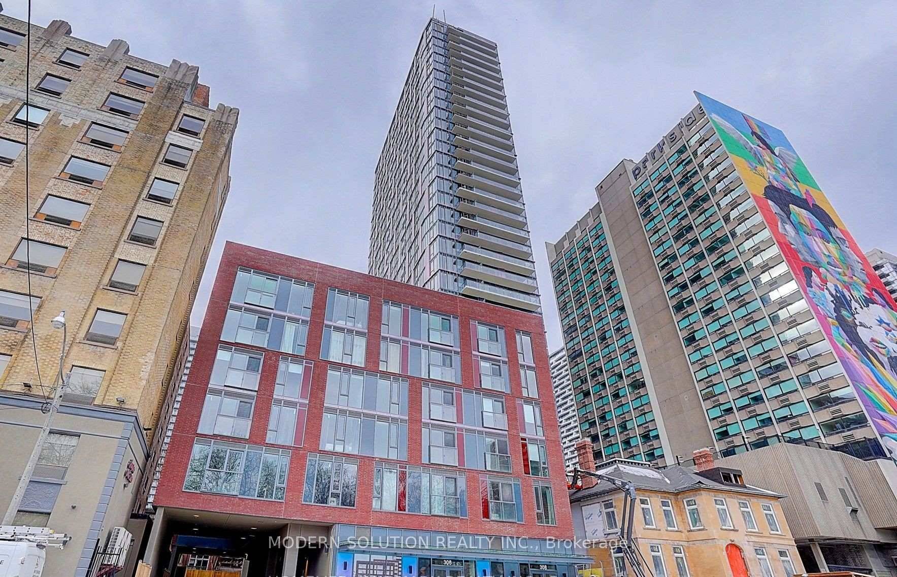 This pristine, never occupied condo is situated at the intersection of Carlton amp ; Jarvis Streets in the lively core of downtown Toronto.