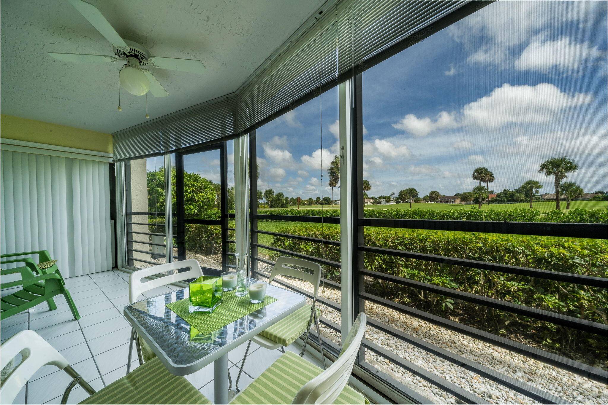 Welcome home to this updated first floor 2 BR 2 BA condo with golf view !