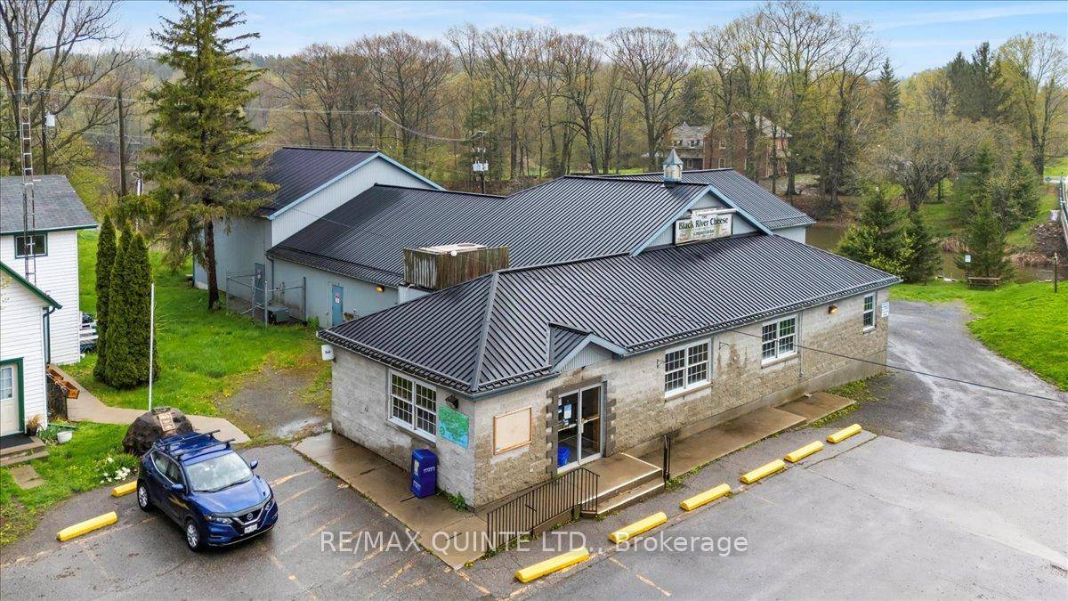 Formerly Black River Cheese Factory with retail area 1276 Sq ft and several production and storage areas total building area of over 6, 000 sq ft.