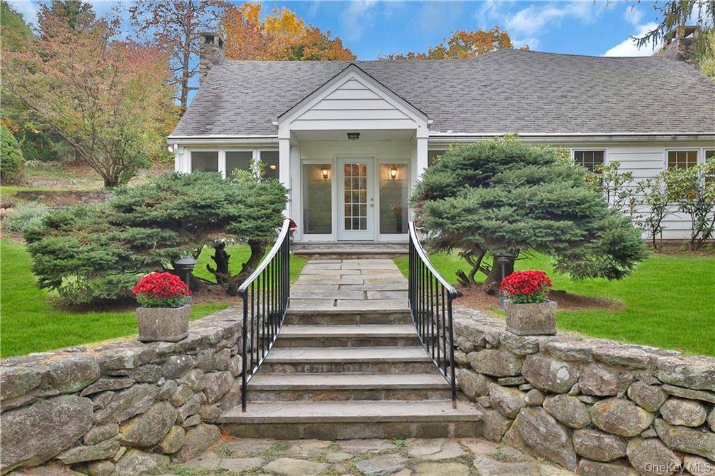 This distinctive four bedroom, four bath home in the Heart of Pocantico Hills features a New roof January 2024, Brand New Primary Bath January 2025.