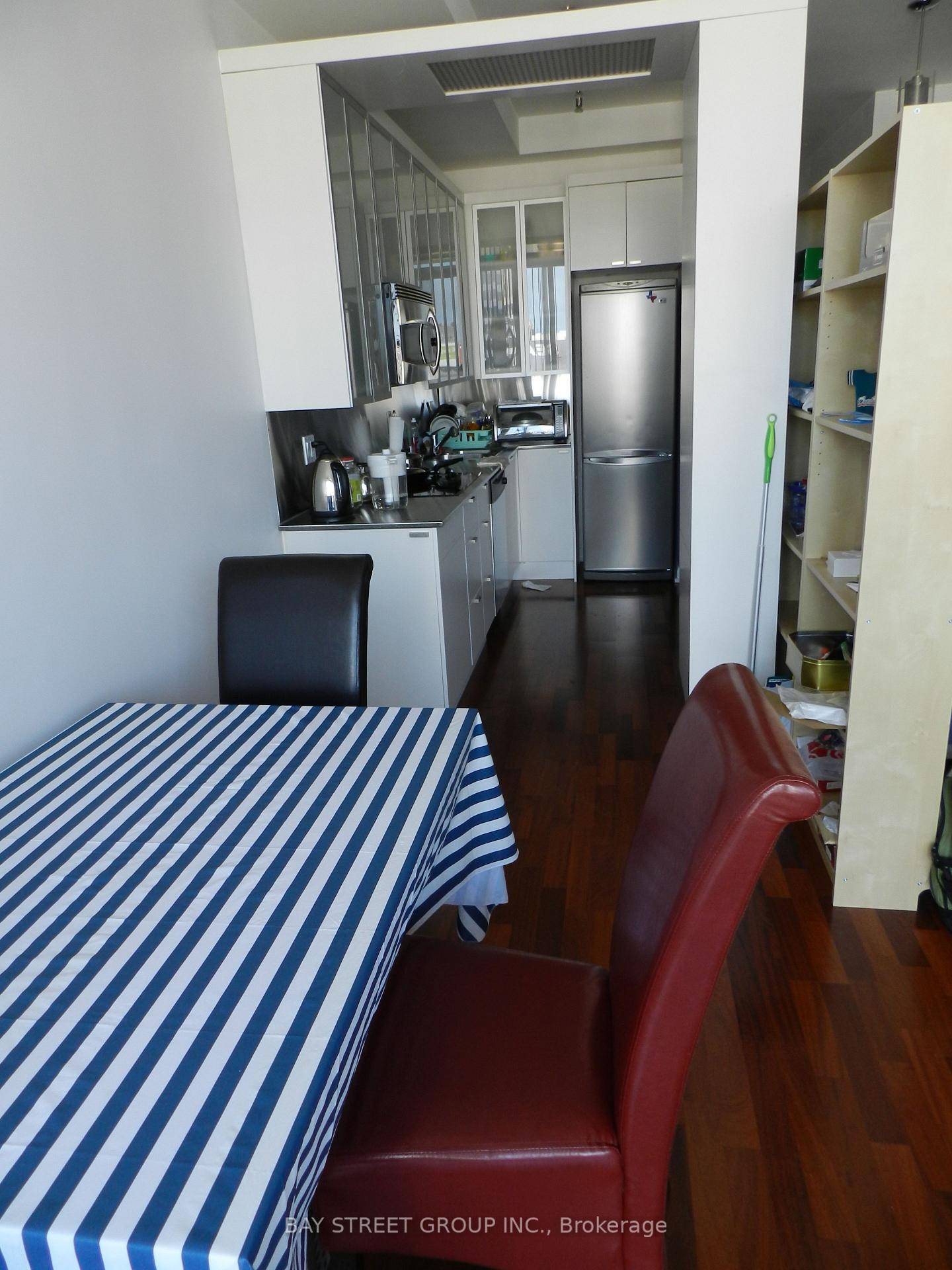 One Parking amp ; One Locker This versatile sub penthouse unit, located in a prime downtown location, can easily be converted into a one bedroom.