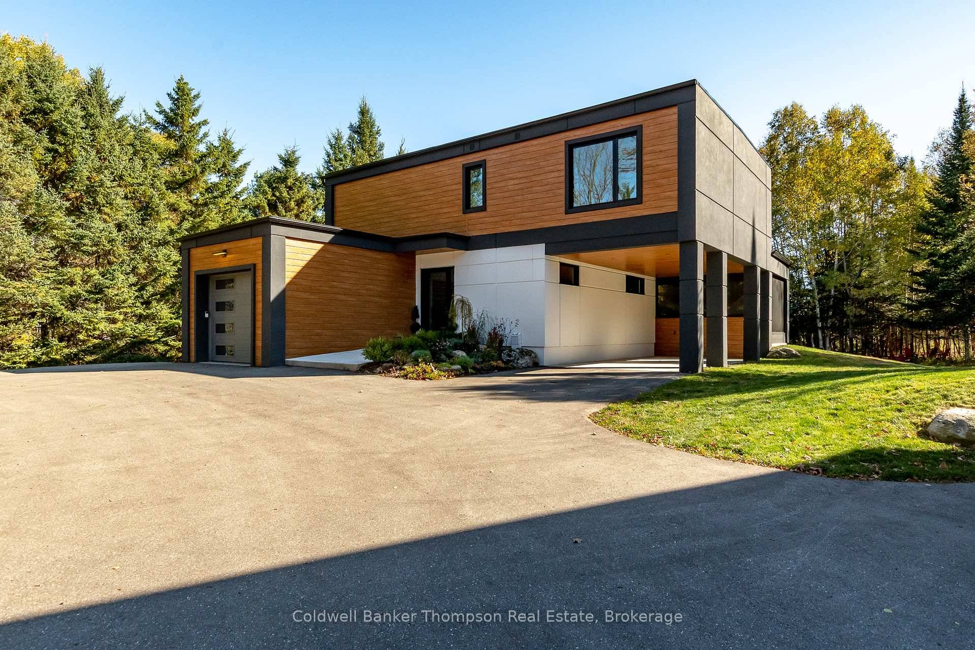 This stunning 2024 built modern residence sits on over 3 acres amp ; offers income potential, with the upper level suite above the garage successfully rented monthly for 3, 200.