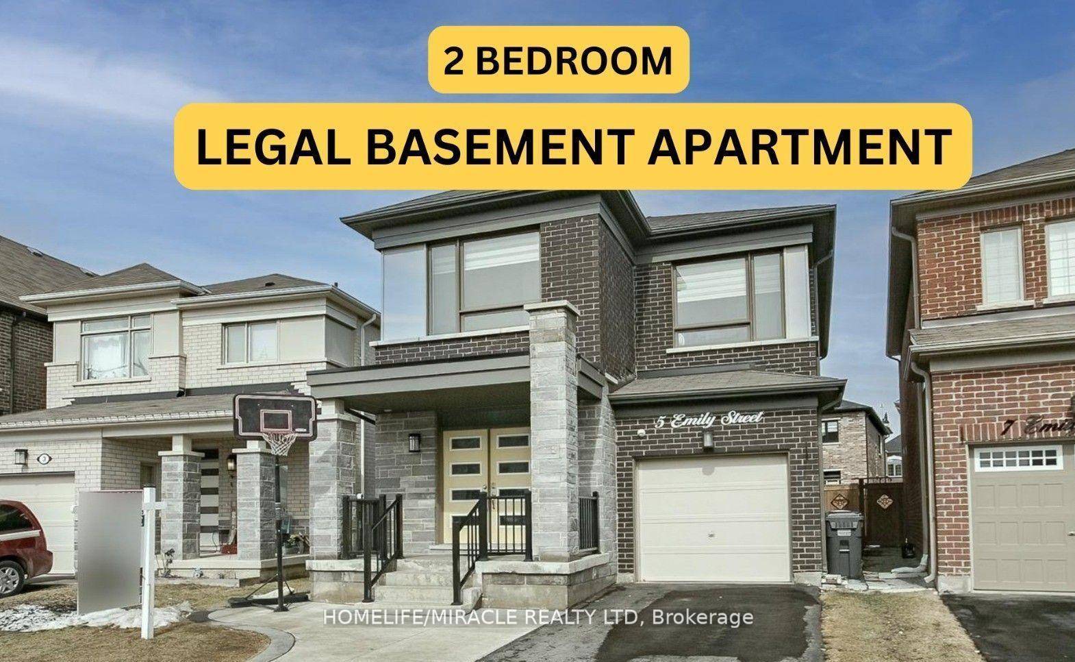 LEGAL BASEMENT 2 BEDROOM APARTMENT 4 2 Bedrooms 4 Washrooms Fully Detached In Most Desirable And Newer North West Community of Brampton.