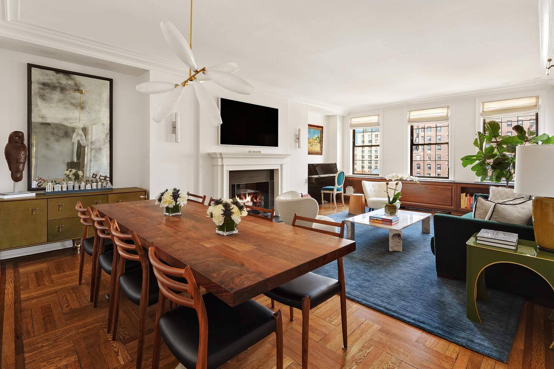 Ideally located on Park Avenue and East 94th Street, this sunny high floor, fully renovated four bedroom, three and a half bathroom prewar Carnegie Hill nine into eight room apartment ...