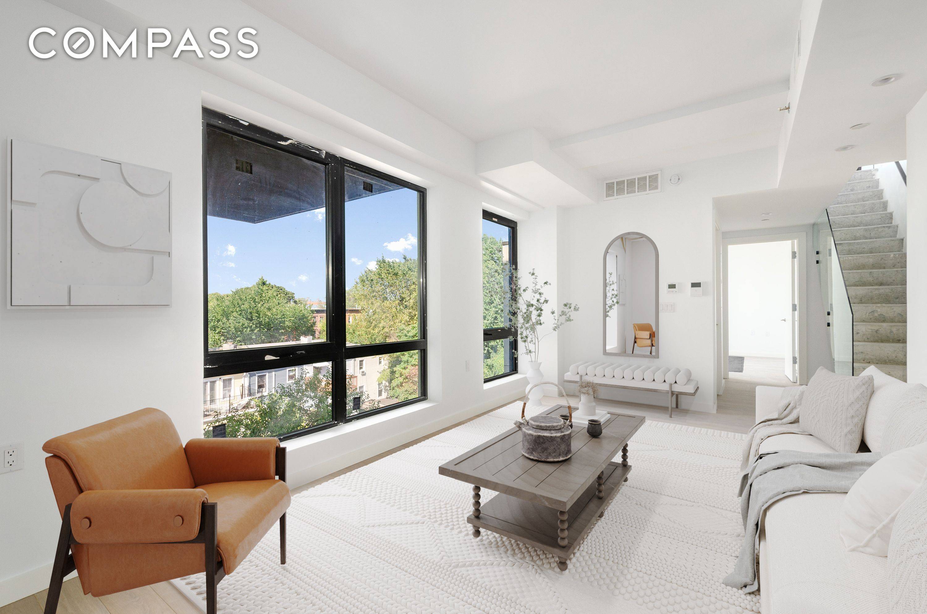 Unit 504 includes a MASSIVE 701 sf private terrace with a grill and city views !