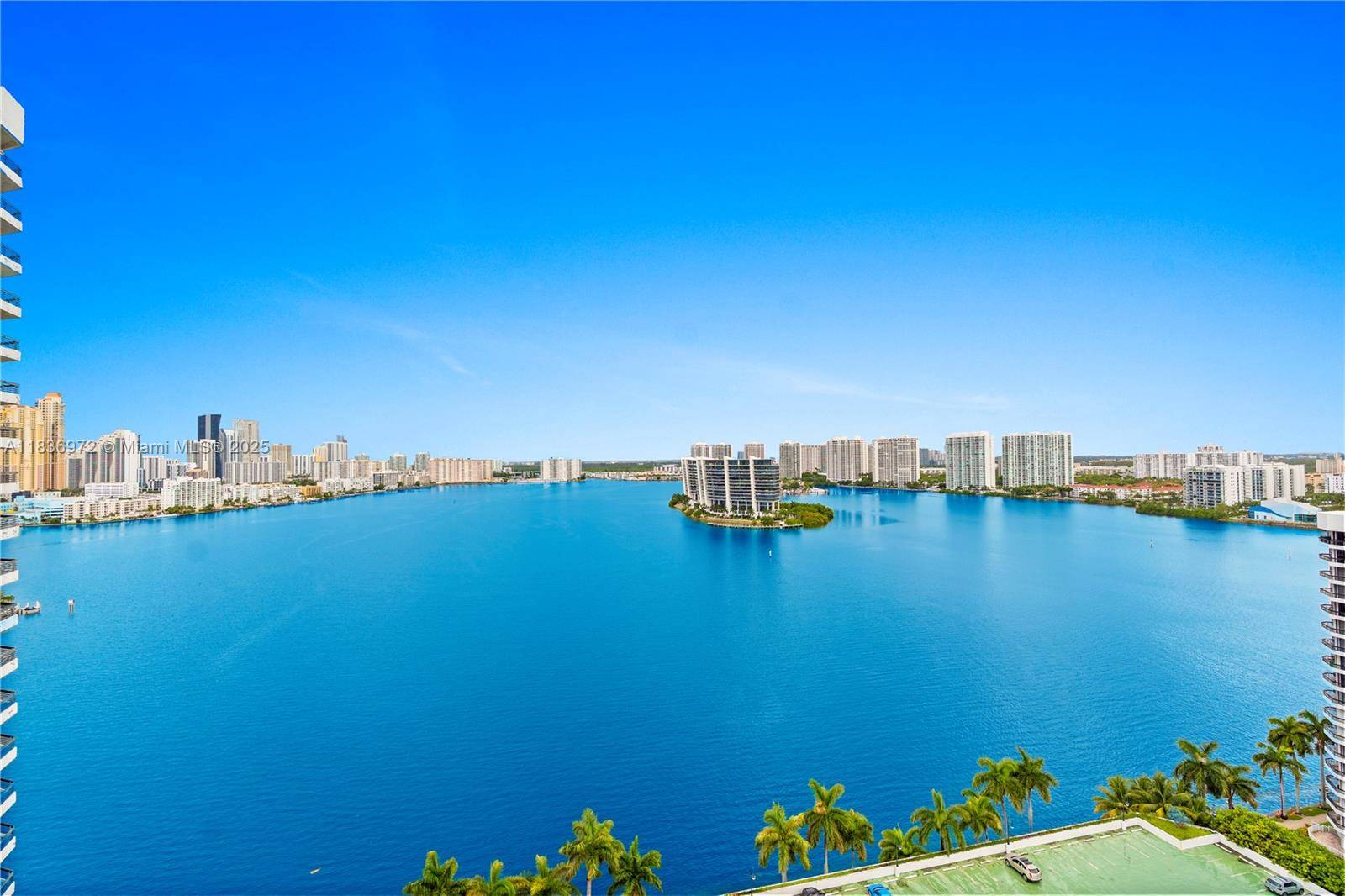 Discover this private corner unit with a desirable two bedroom plus den, two bathroom layout, offering wide open Intracoastal views.