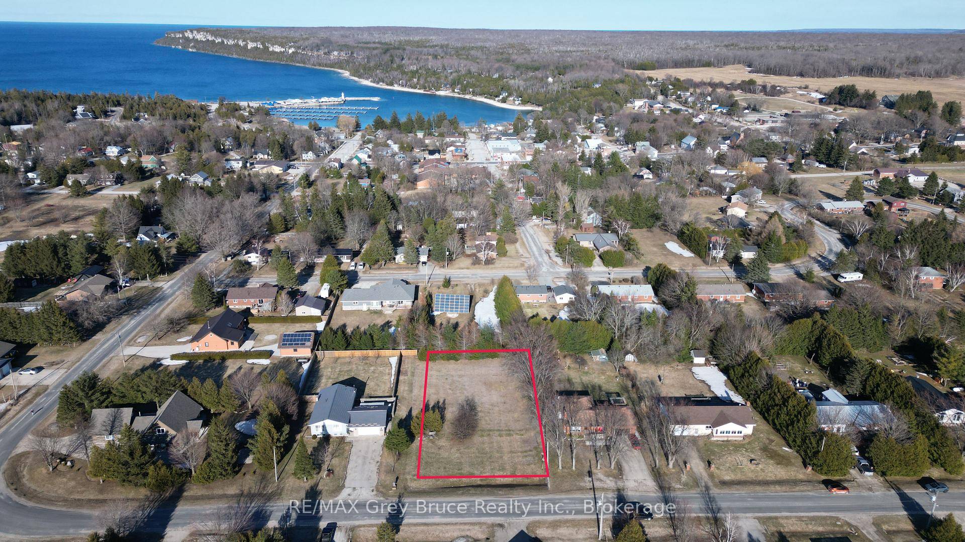 Excellent building lot in the village of Lion's Head.