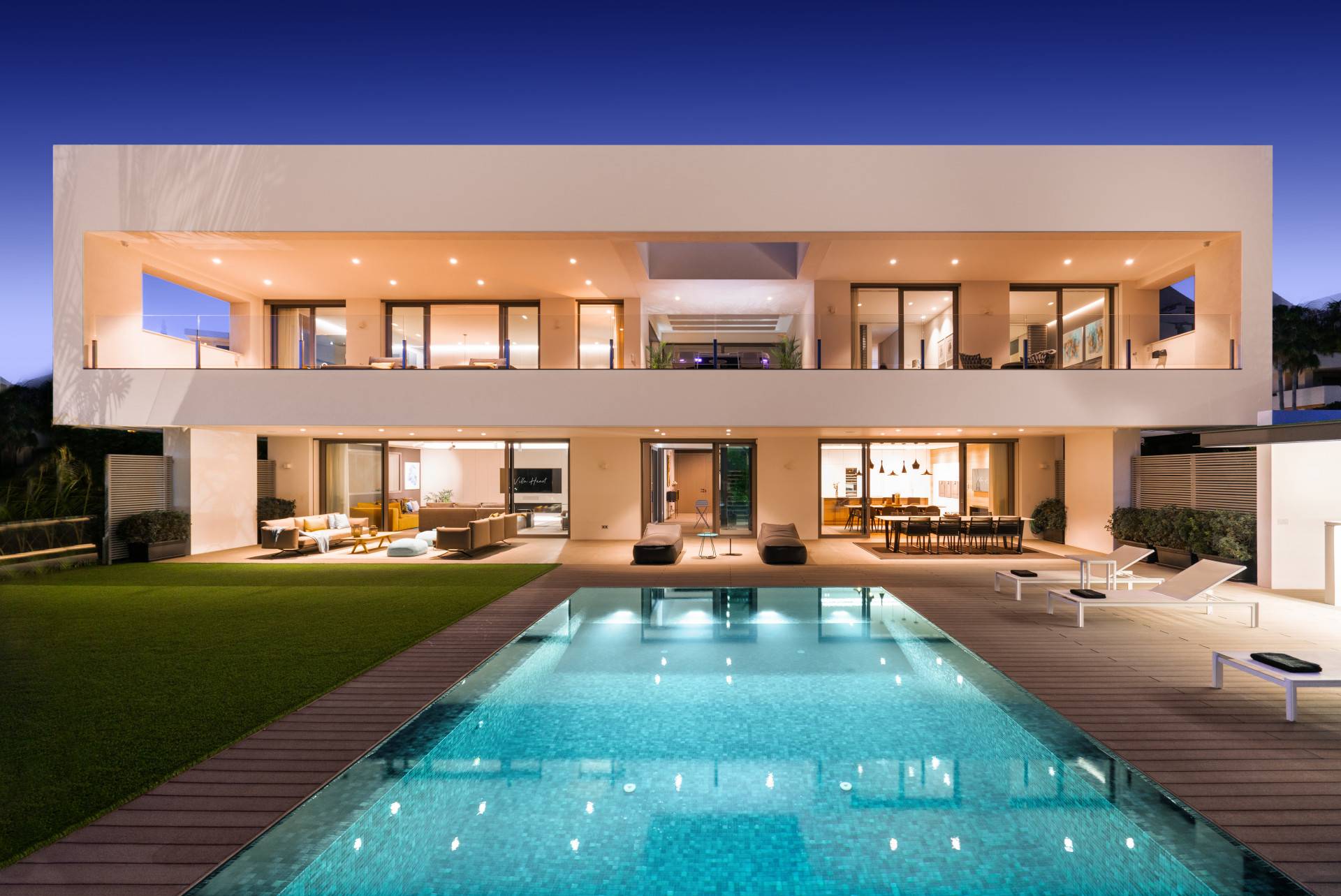 Villa Heart - Brand New Modern Frontline Golf Villa with Sea Views in La Alqueria