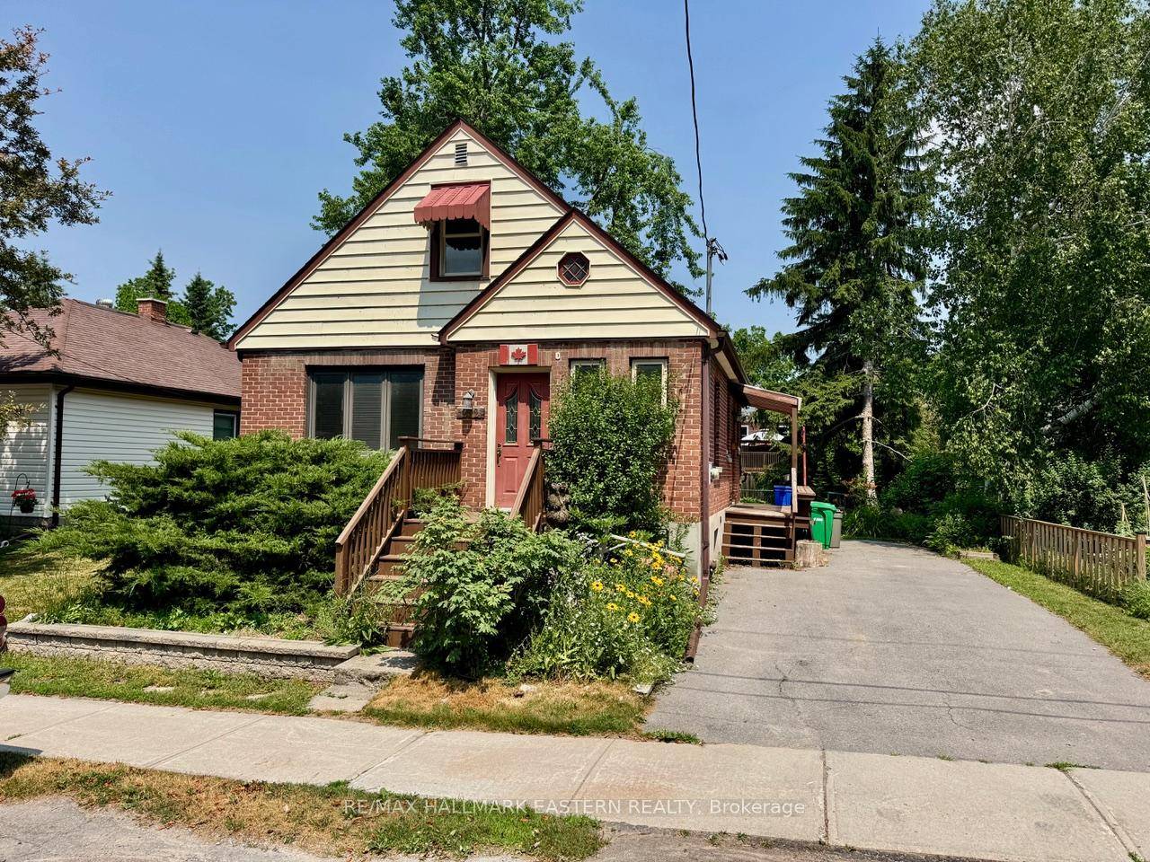 East City home located in a desirable neighborhood on a quiet street, directly across from a park.