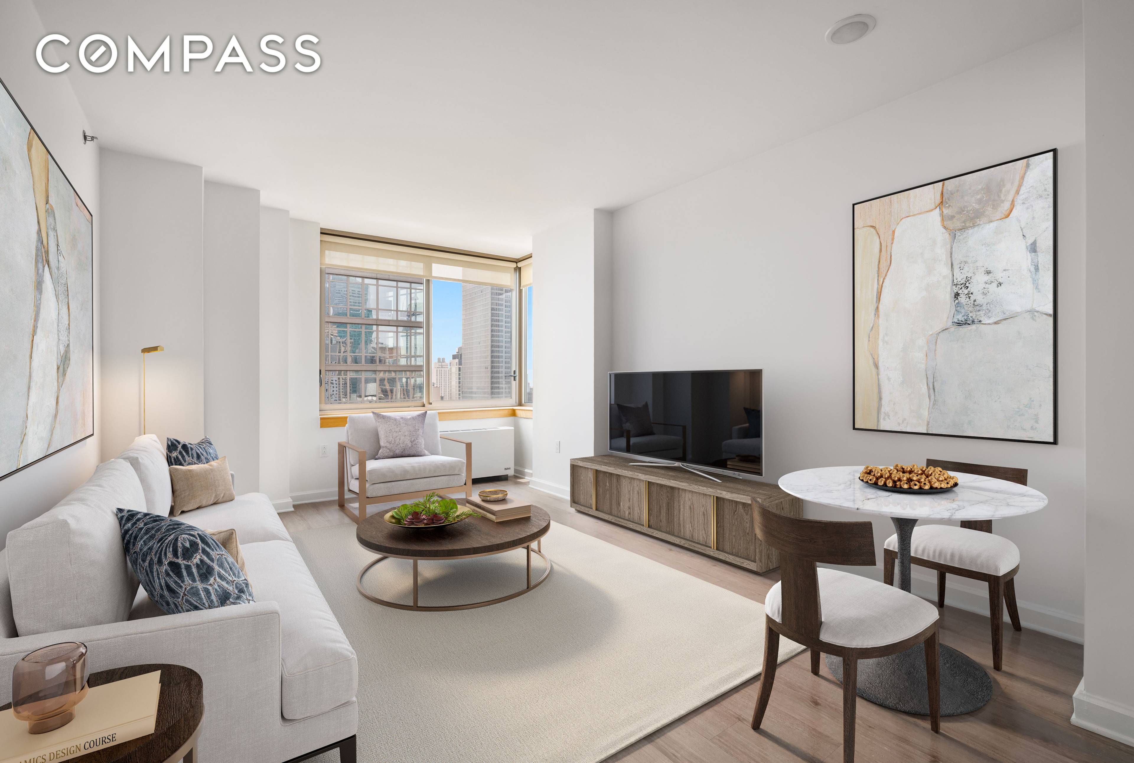 Welcome to Midtown Luxury Building that offers full time doorman, gym, laundry room, incredible roof deck and lounge with LED Flat screens and gaming TVs.