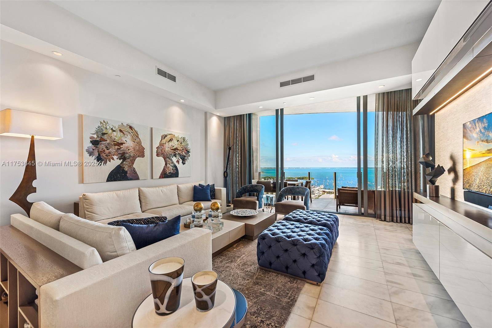 Experience elevated luxury at Park Grove in this fully remodeled 19th floor residence with breathtaking Biscayne Bay views.