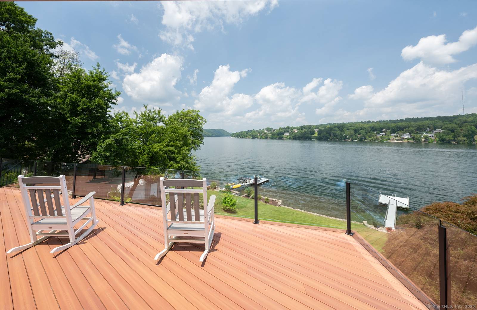 Move right into this 105' Direct waterfront on Candlewood Lake with expansive breathtaking views.
