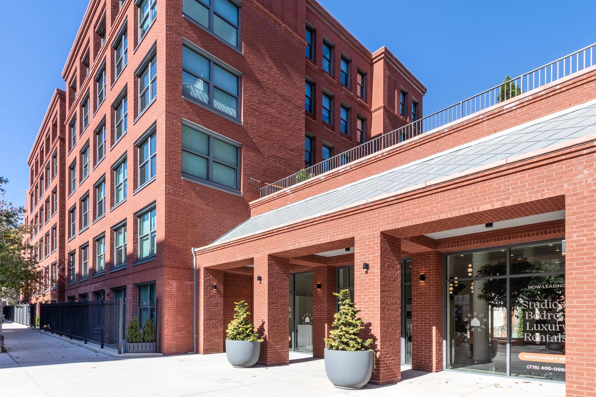 Entertain or enjoy the privacy of a spacious south facing private outdoor space and elevate your lifestyle at Mason Gray, where modern luxury meets Brooklyn heritage in one of the ...