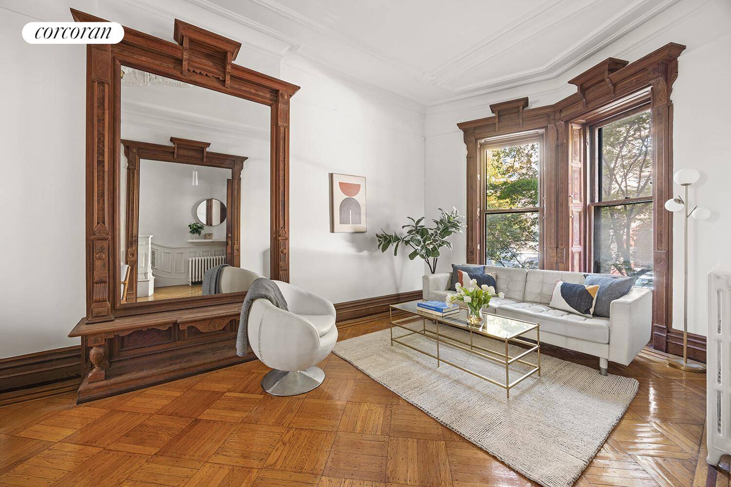 Welcome to 54 Sterling Place, a gracious four story, townhouse where historic charm meets modern convenience.