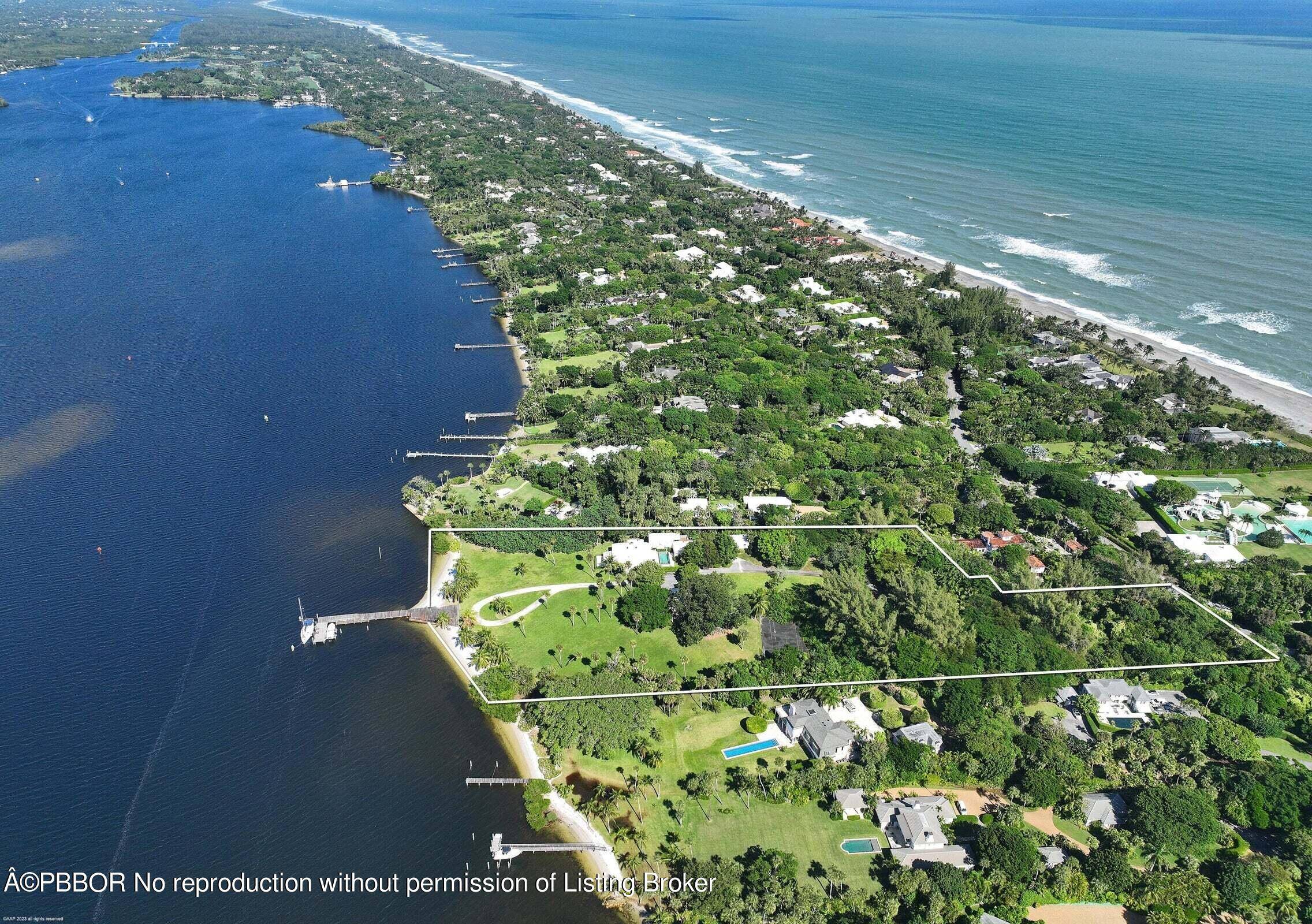 This is a rare opportunity to own one of the premier Intracoastal properties on Jupiter Island.