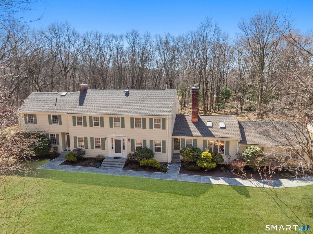 Set on 2. 24 beautiful flat acres at the end of a quiet cul de sac, this exceptional Colonial offers 5 bedrooms, 4.