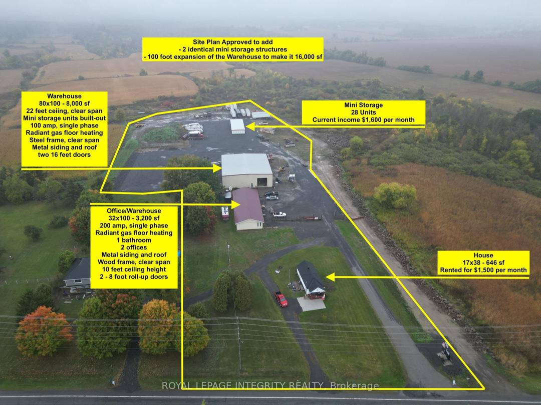 Located in the municipality of Cardinal, Ontario, just minutes from Highway 401 and the U.