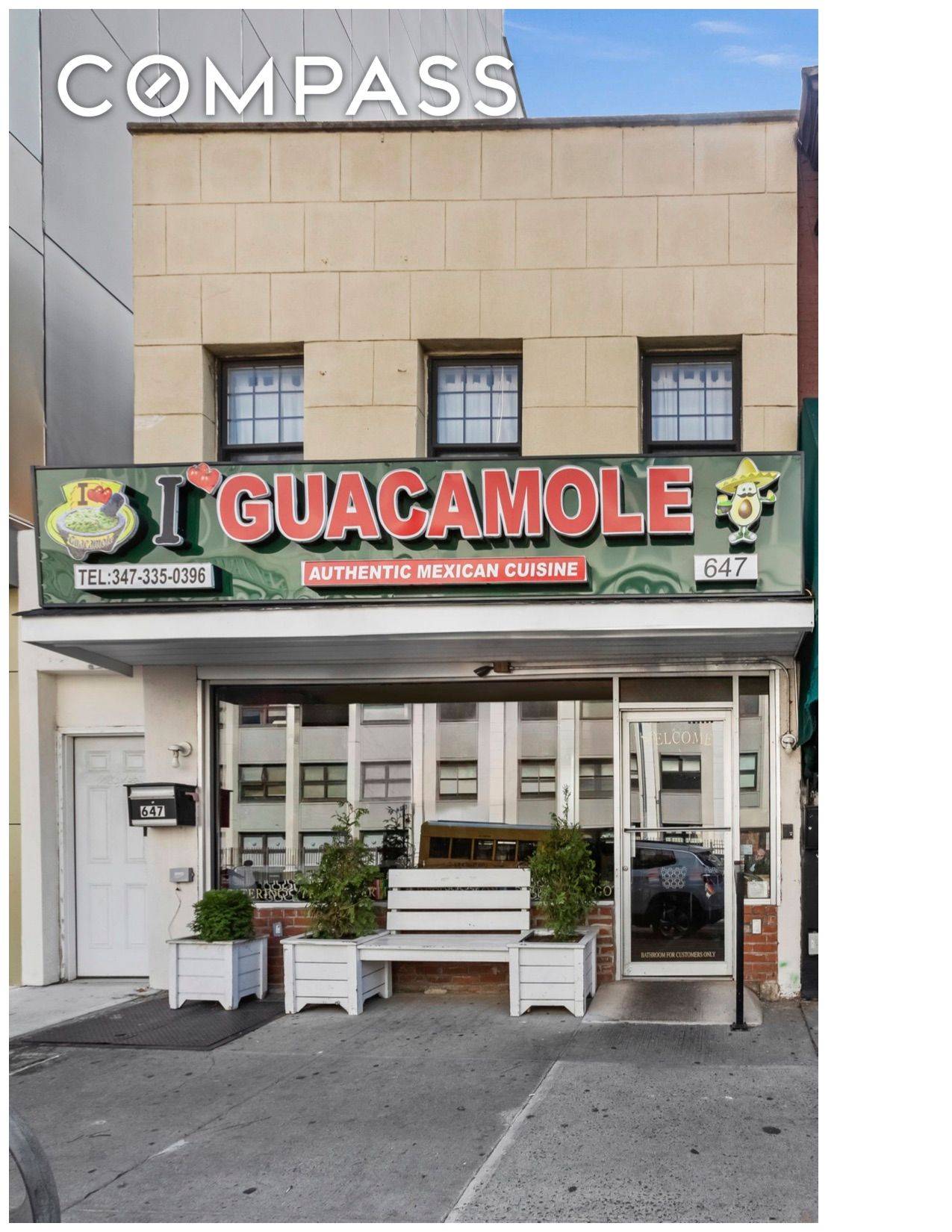 Welcome to this two family mixed use investment property currently configured with a restaurant on the 1st floor and 1 2 bedroom apartment on the 2nd floor.