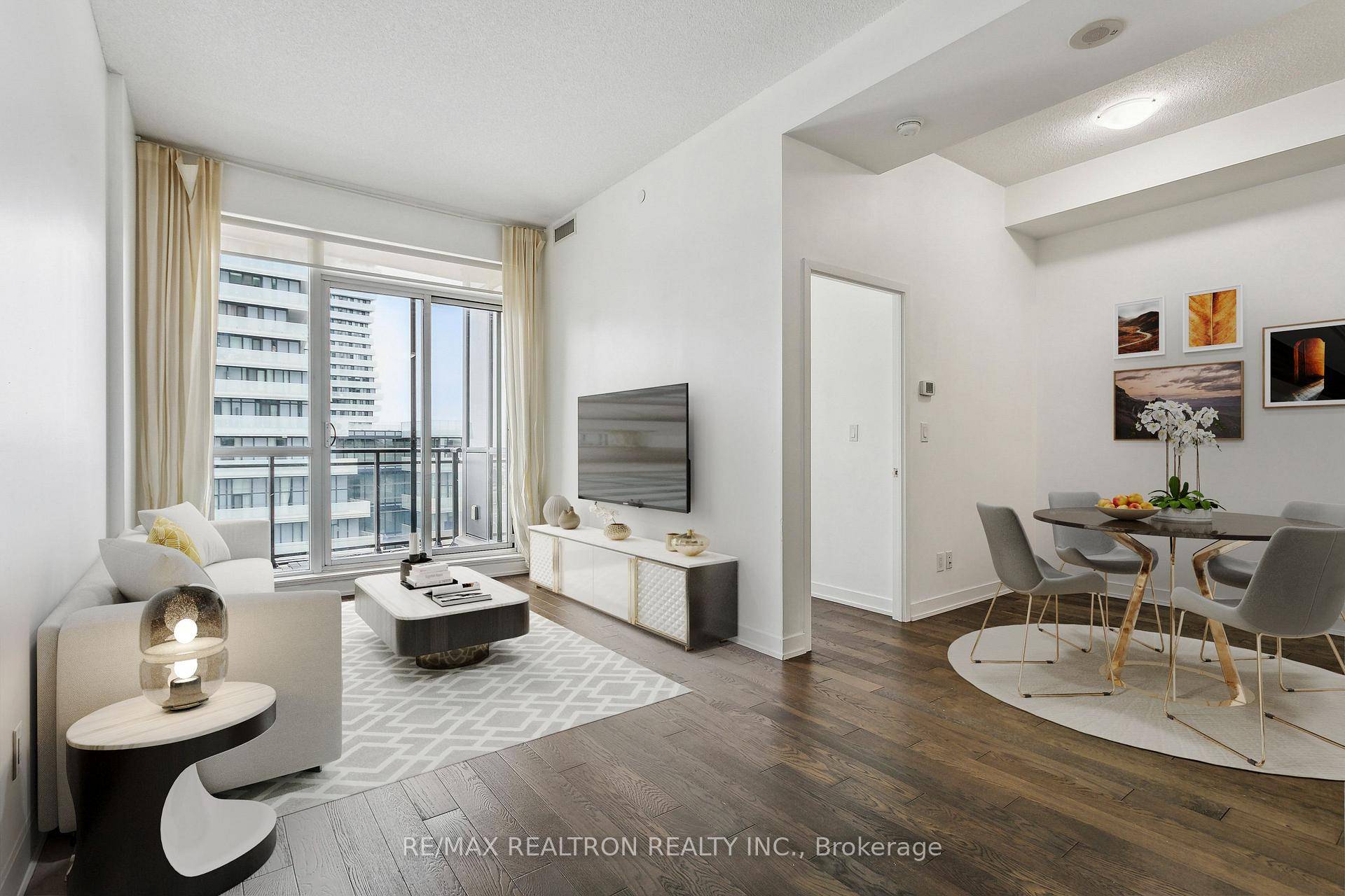 Welcome to this stunning move in ready unit boasting a spacious one bedroom layout with an open concept design, perfect for modern living.