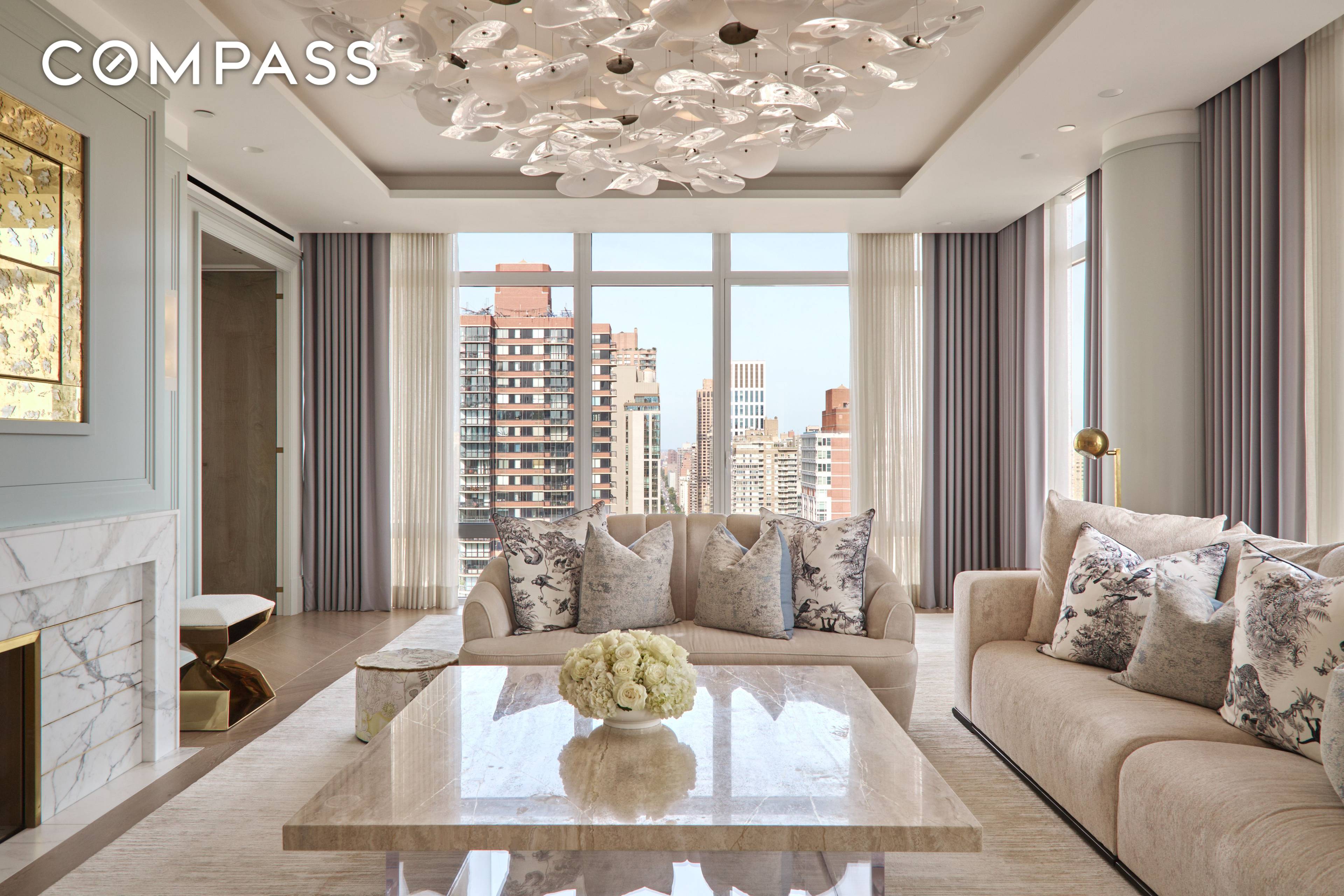 Penthouse 2 at The Charles is an extraordinary two story duplex spanning the 27th and 28th floors.