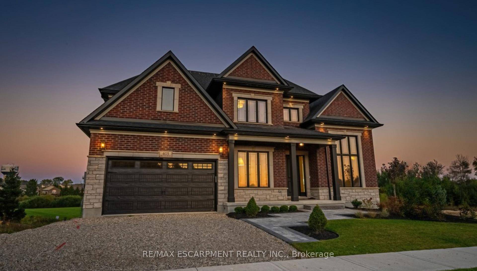 Introducing the Berkshire Model an executive two storey residence to be built on Lot 14 walk out, backing directly onto beautiful green space.