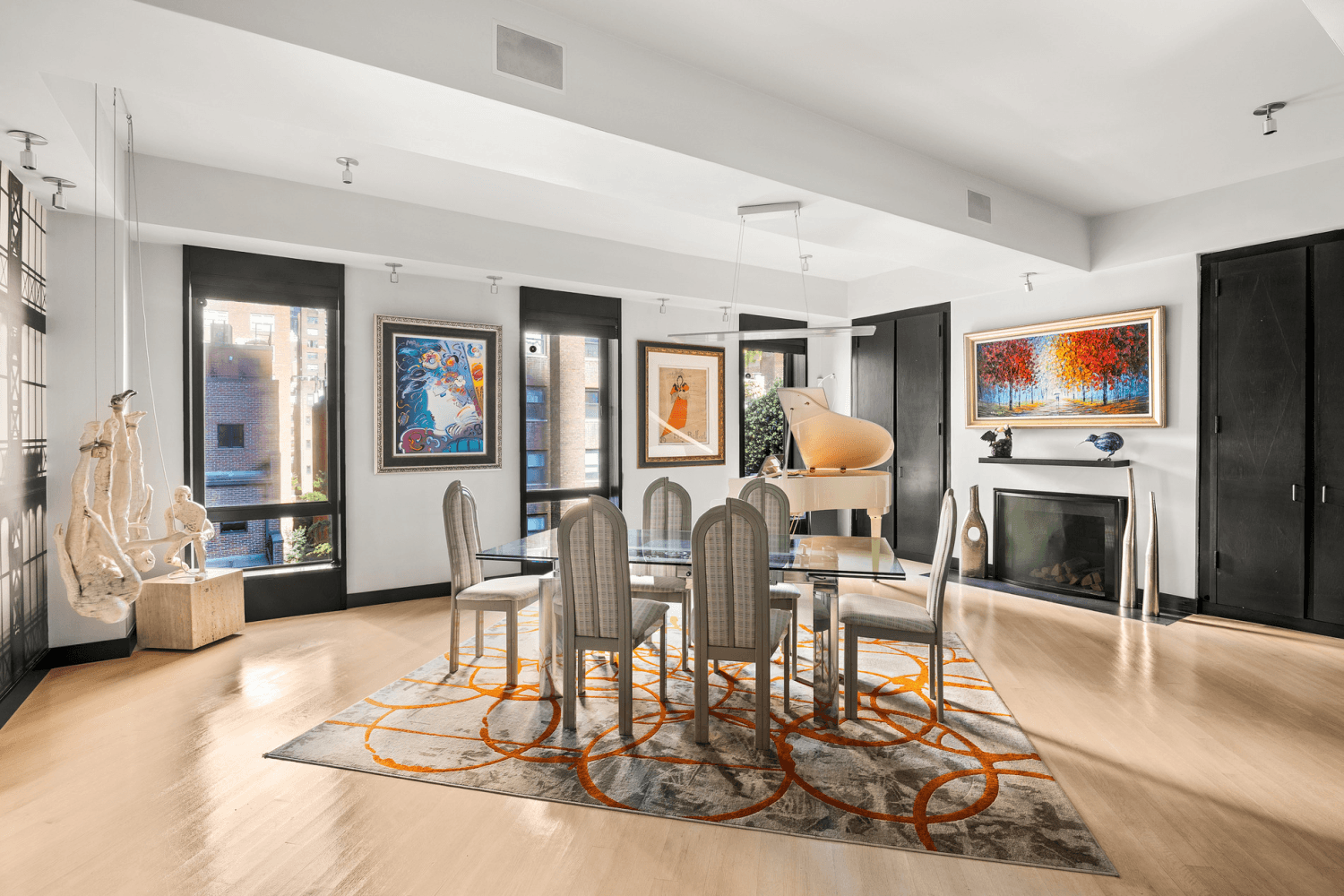 Set within a meticulously restored Stanford White mansion on Lower Park Avenue, this exceptional duplex penthouse offers approximately 3, 000 sq.