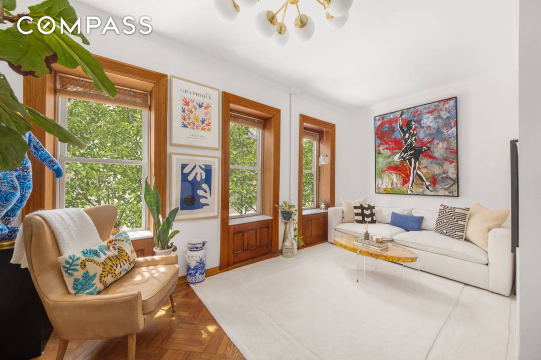 Tucked along one of the West Village s most picturesque, tree lined streets, this recently renovated two bedroom residence offers a seamless blend of classic charm and modern livability.