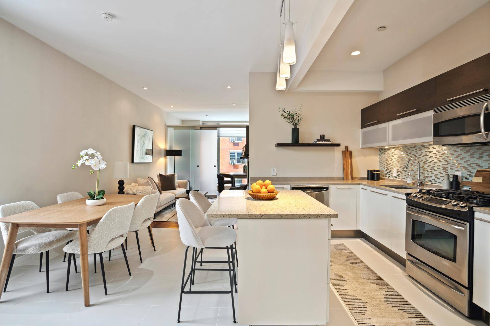 Enjoy loft like living in this beautiful, sunny 1 bedroom with bonus room office.