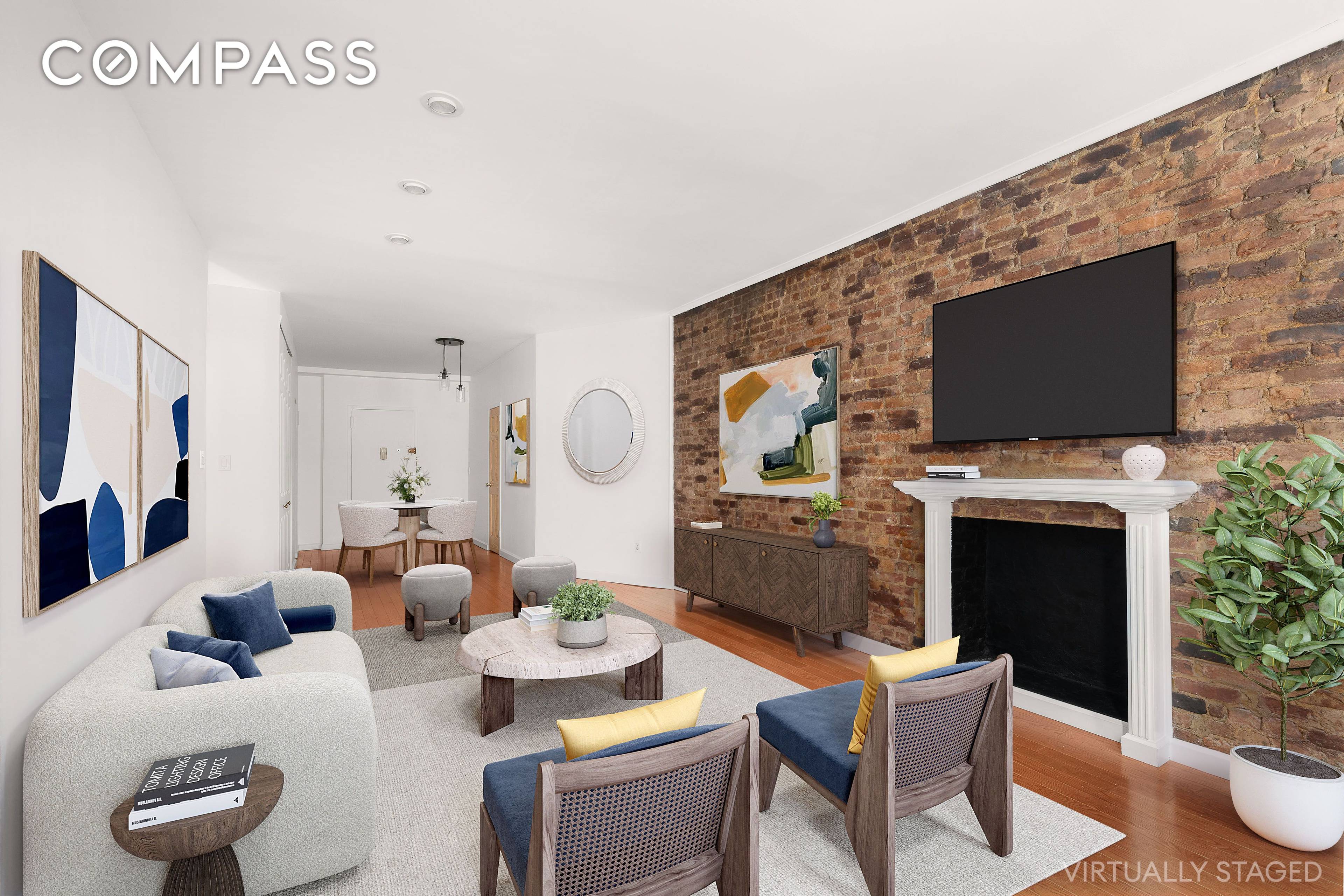 250 West 16th Street, 2FL1F Classic Chelsea Charm Meets Smart Modern Updates This charming second floor home is in a pre war, boutique elevator co op, featuring a step down ...