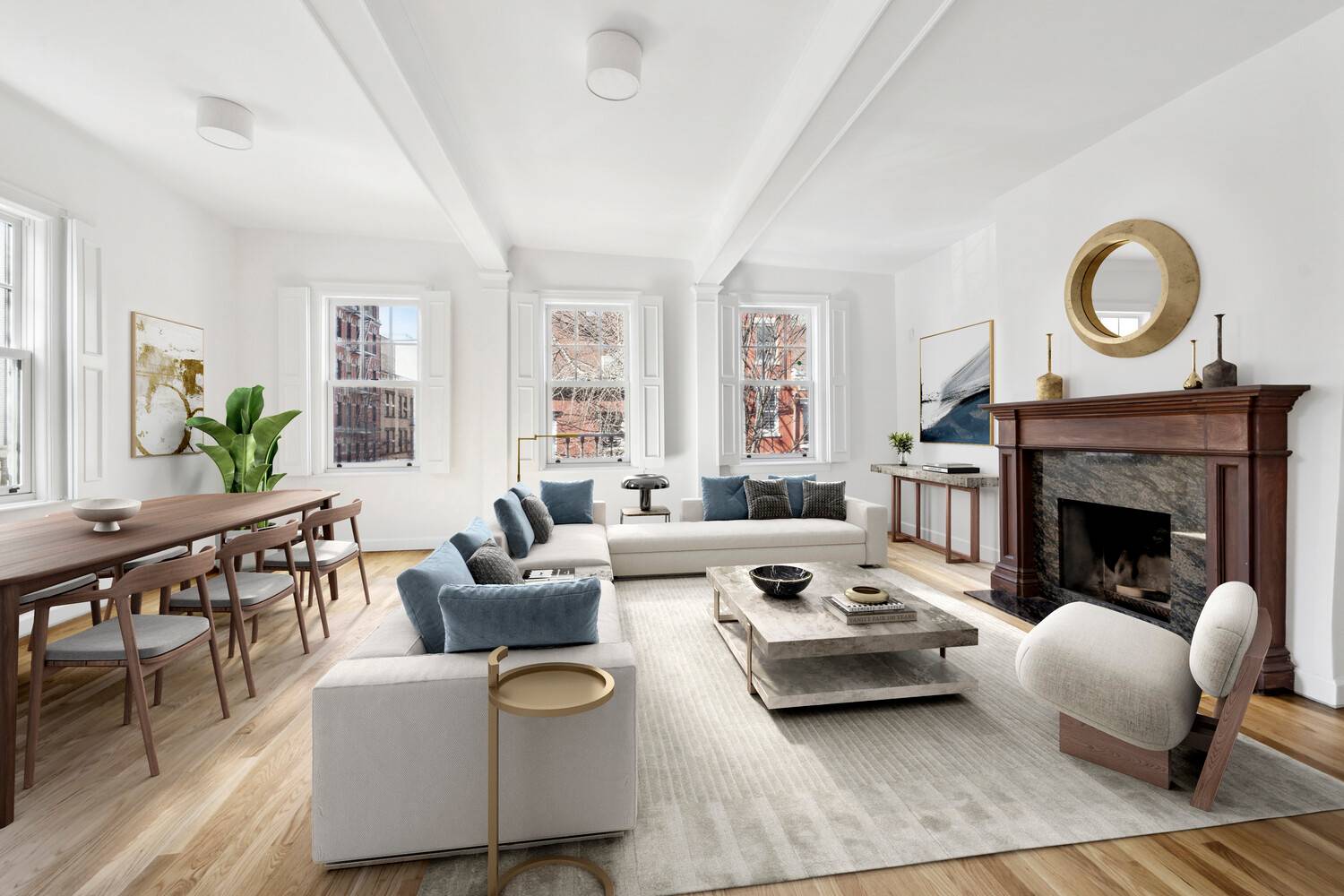 Rarely do you find a gem like this a prime corner townhouse nestled at the intersection of Perry Street and Bleecker.
