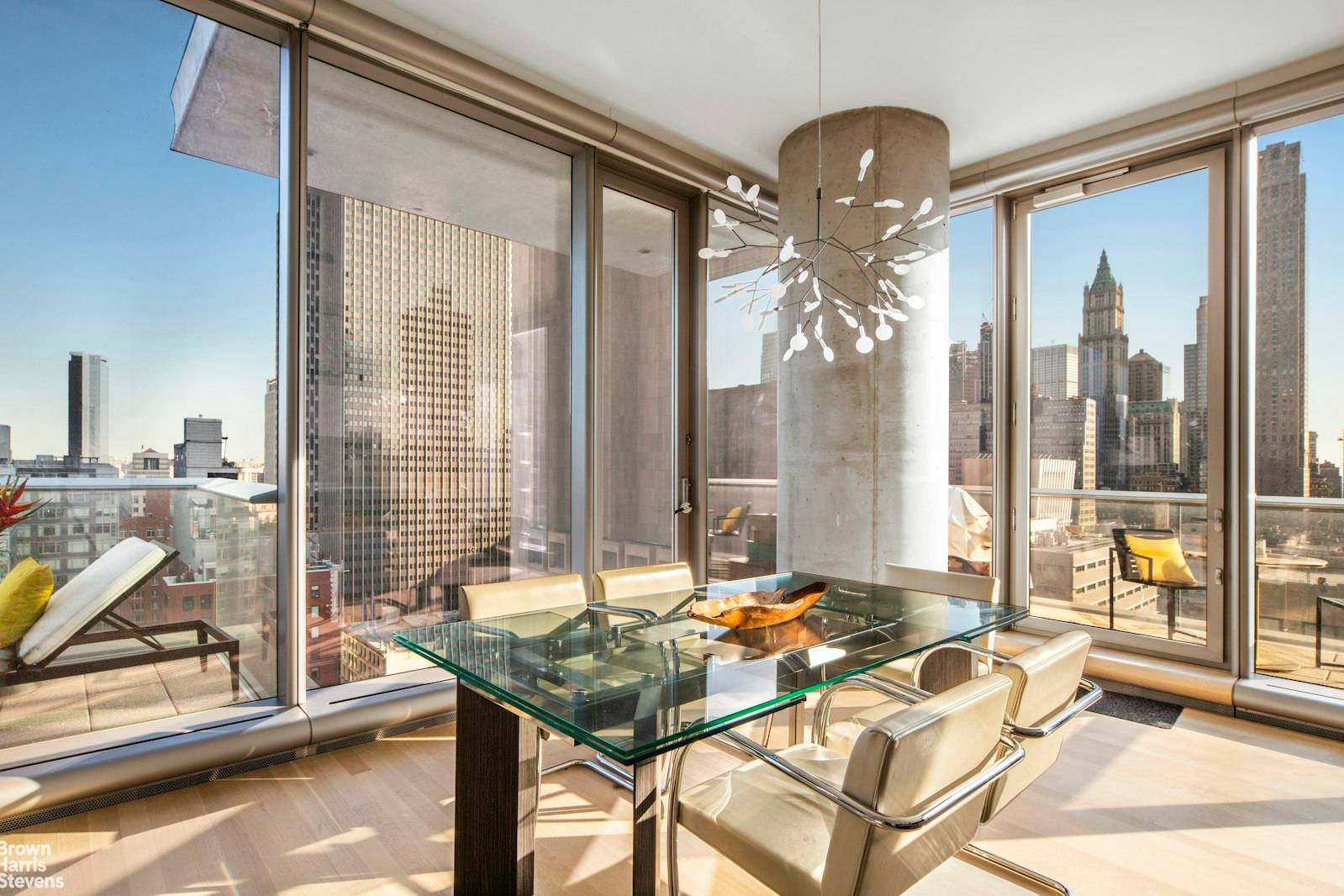 Breathtaking views of the downtown skyline and river greet you in this masterfully crafted condo by Herzog amp ; de Meuron.