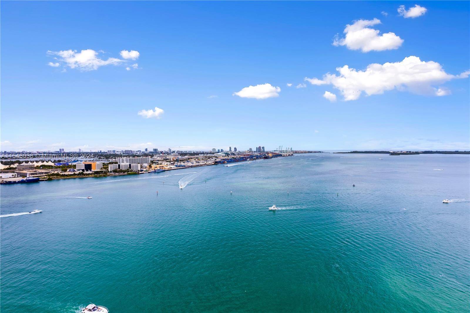 Beautiful 2 bedrooms 2 baths condo with direct views of Biscayne Bay.