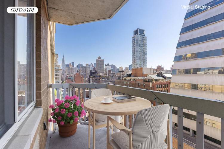 Welcome to Flatiron No Mad, Inside 50 Lexington is a beautifully renovated split 2 bedroom, 2 bathroom apartment, with excellent natural light, outdoor space, dropped lighting and stunning wide plank ...
