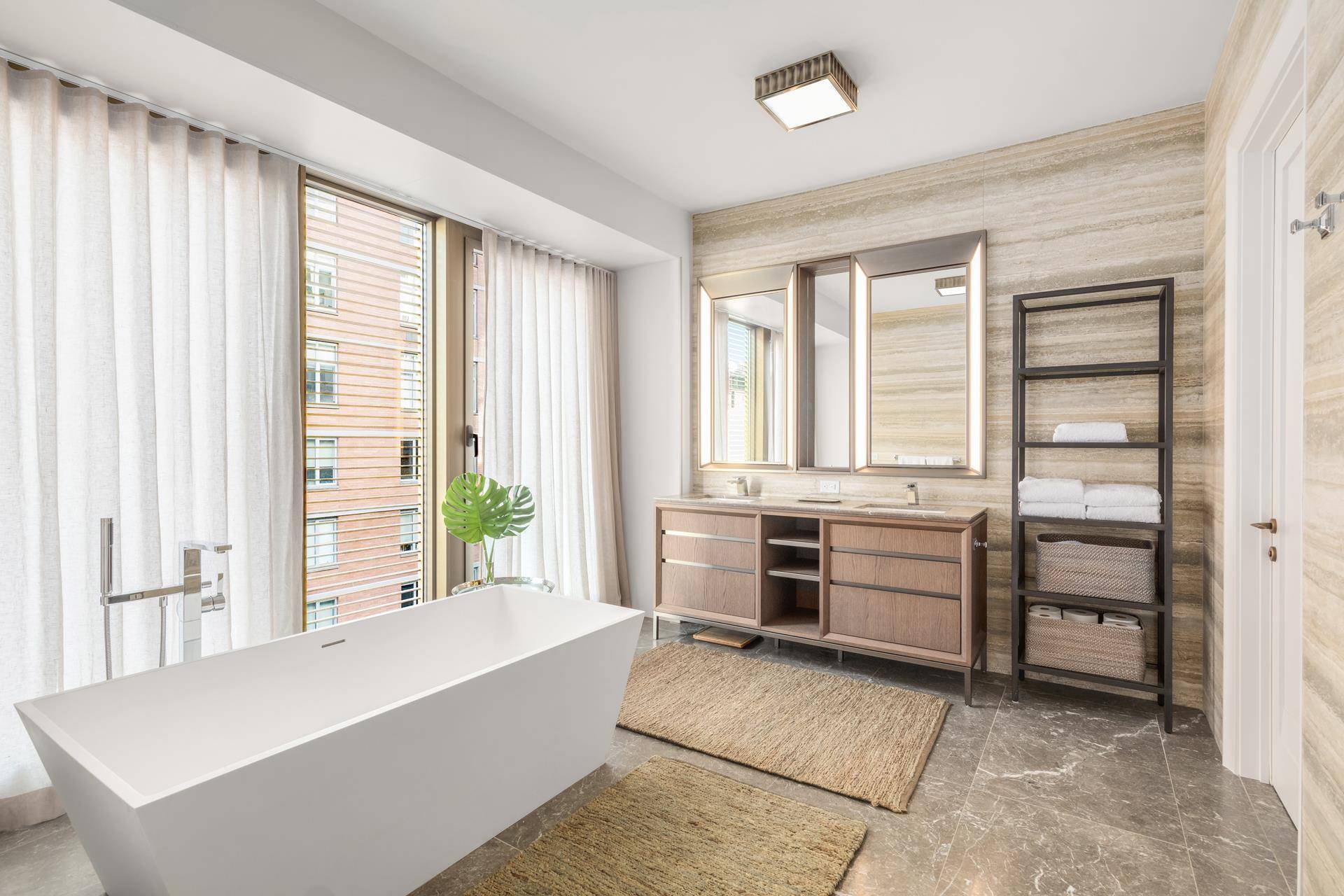 A PENTHOUSE THAT FEELS LIKE A HOME TWO PRIVATE TERRACES AND A PRIVATE PARKING SPOT This PH has large, oversized rooms throughout spanning two full floors and nearly 5, 000 ...